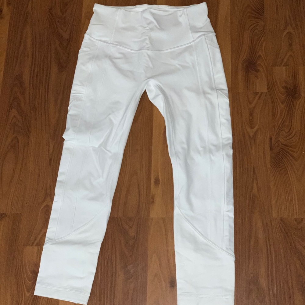 Lululemon 7/8 White leggings
